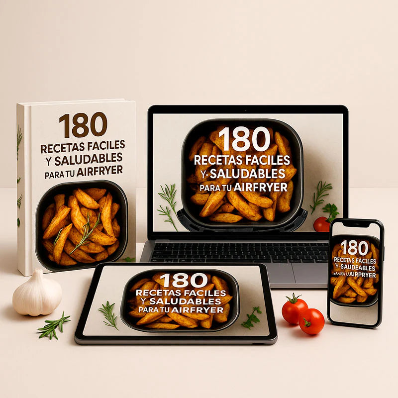 Ahorra tiempo y dinero con este Combo 3x1 Recetas Airfryer