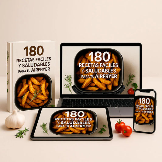 Ahorra tiempo y dinero con este Combo 3x1 Recetas Airfryer